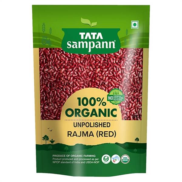 Tata Sampann Organic Unpolished Rajma Red